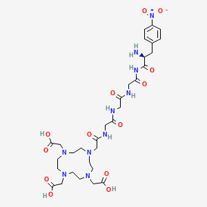 molecular formula C31H46N10O13 B583022 Dota-ggga CAS No. 149206-86-0