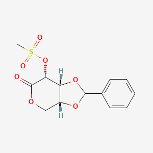 3,4-O-Benzylidene-2-methanesulfonyl-D-ribo-1,5-lactone