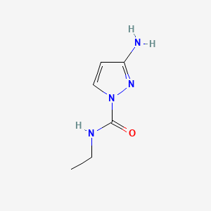 3-amino-N-ethyl-1H-pyrazole-1-carboxamide