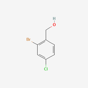 molecular formula C7H6BrClO B583050 (2-Bromo-4-chlorophenyl)methanol CAS No. 143888-84-0