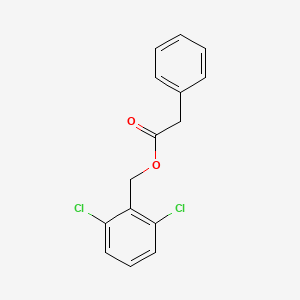 molecular formula C15H12Cl2O2 B5830639 2,6-Dichlorobenzyl 2-phenylacetate 