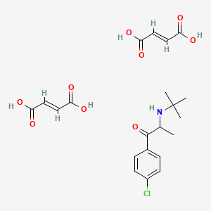 (E)-But-2-enedioic acid;2-(tert-butylamino)-1-(4-chlorophenyl)propan-1-one