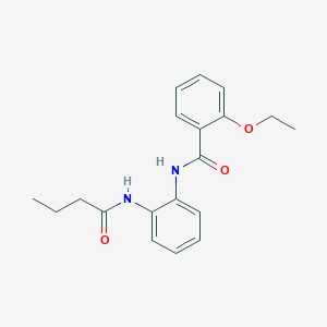 molecular formula C19H22N2O3 B5831199 N-[2-(butanoylamino)phenyl]-2-ethoxybenzamide 