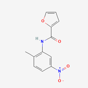 molecular formula C12H10N2O4 B5831213 N-(2-methyl-5-nitrophenyl)furan-2-carboxamide 