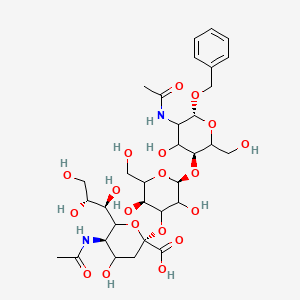 Phenylmethyl O-(N-Acetyl-alpha-neuraminosyl)-3-O-(beta-D-galactopyranosyl)-4-[2-(acetylamino)-2-deoxy]-beta-D-glucopyranoside