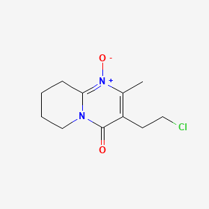 3-(2-Chloroethyl)-2-methyl-1-oxido-6,7,8,9-tetrahydropyrido[1,2-a]pyrimidin-1-ium-4-one