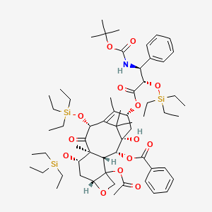 B583127 Docetaxel 2',7,10-Tris(triethylsilyl) Ether CAS No. 149107-86-8