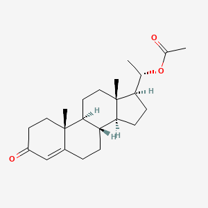 molecular formula C23H34O3 B583130 Progesterone Impurity D CAS No. 5035-09-6