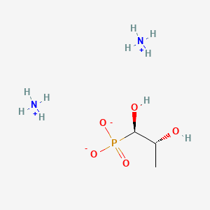 Diazanium;(1R,2R)-1-phosphonatopropane-1,2-diol