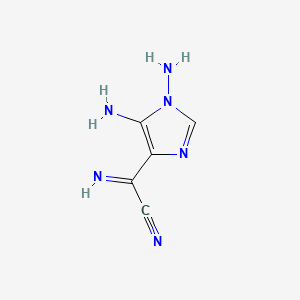 2-(1,5-Diamino-1H-imidazol-4-yl)-2-iminoacetonitrile