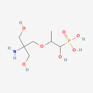 2-(2-Amino-3-hydroxy-2-(hydroxymethyl)propoxy)-1-hydroxypropyl)phosphonic acid