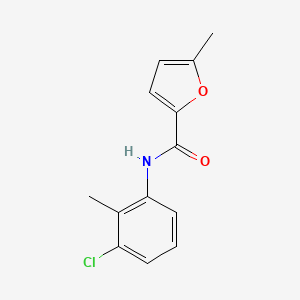 molecular formula C13H12ClNO2 B5831457 N-(3-chloro-2-methylphenyl)-5-methylfuran-2-carboxamide 
