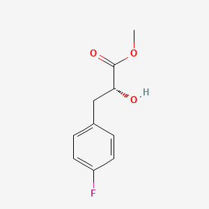 molecular formula C10H11FO3 B583160 Methyl (R)-3-(4-fluorophenyl)-2-hydroxypropionate CAS No. 124980-98-9