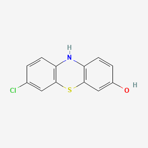 molecular formula C12H8ClNOS B583186 7-Chloro-10H-phenothiazin-3-ol CAS No. 104036-77-3