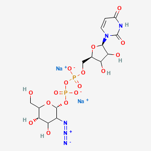 molecular formula C15H21N5Na2O16P2 B583197 Uridine Diphosphate-GlcNaz CAS No. 1355005-50-3
