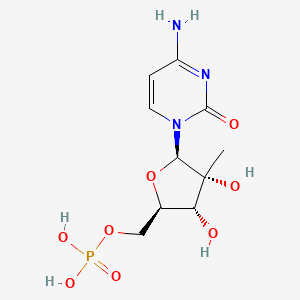 molecular formula C10H16N3O8P B583198 2'-C-Methyl 5'-Cytidylic Acid CAS No. 386213-38-3