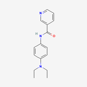 molecular formula C16H19N3O B5831981 N-(4-Diethylamino-phenyl)-nicotinamide 