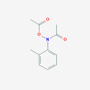 molecular formula C11H13NO3 B058320 N-Acetoxy-N-acetyl-o-toluidine CAS No. 112077-92-6