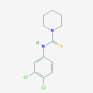 molecular formula C12H14Cl2N2S B5832019 N-(3,4-dichlorophenyl)piperidine-1-carbothioamide 