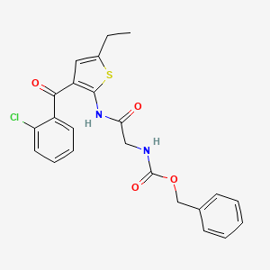 [2-[[3-(2-Chlorobenzoyl)-5-ethyl-2-thienyl]amino]-2-oxoethyl]carbamic Acid Benzyl Ester