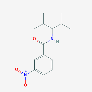 molecular formula C14H20N2O3 B5832077 N-(2,4-dimethylpentan-3-yl)-3-nitrobenzamide 