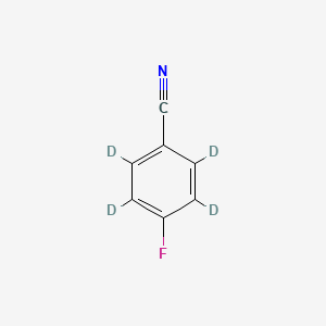 molecular formula C7H4FN B583211 4-Fluorobenzonitrile-d4 
