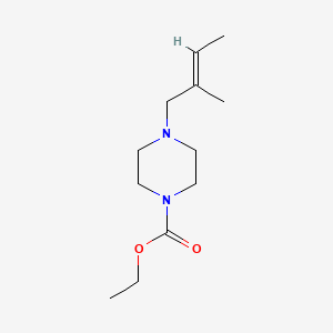 molecular formula C12H22N2O2 B5832172 ethyl 4-[(E)-2-methylbut-2-enyl]piperazine-1-carboxylate 