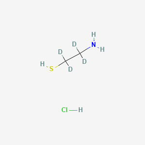 molecular formula C2H8ClNS B583227 Cysteamine-d4 Hydrochloride 