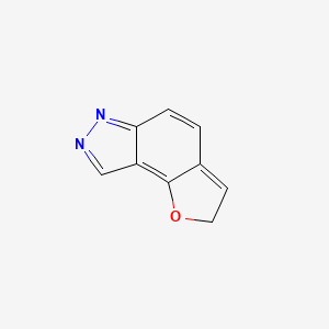 molecular formula C9H6N2O B583248 2h-Furo[2,3-e]indazole CAS No. 143400-42-4