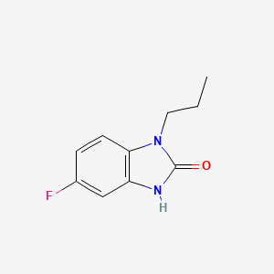 molecular formula C10H11FN2O B583249 5-氟-1-丙基-1,3-二氢-苯并咪唑-2-酮 CAS No. 155584-51-3