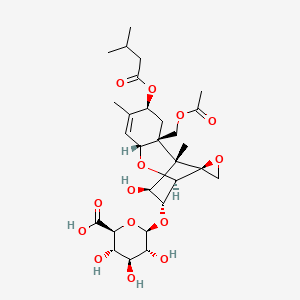 molecular formula C28H40O14 B583250 HT-2 Toxin 3-Glucuronide CAS No. 100690-35-5