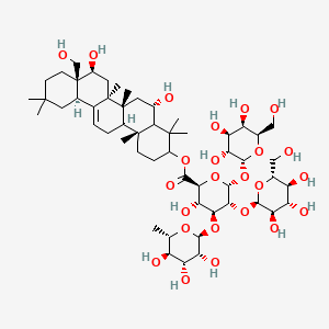 molecular formula C54H88O24 B583253 大叶皂甙 CAS No. 149474-93-1