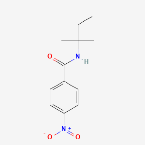 molecular formula C12H16N2O3 B5832657 N-(2-methylbutan-2-yl)-4-nitrobenzamide 