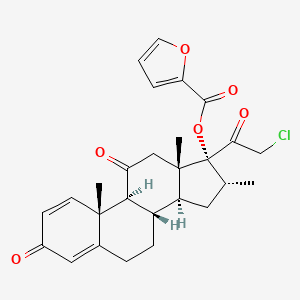 molecular formula C27H29ClO6 B583269 Mometasone Furoate EP Impurity C CAS No. 1305334-31-9