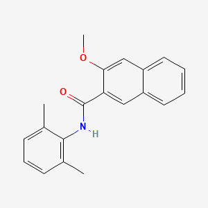 molecular formula C20H19NO2 B5832736 N-(2,6-dimethylphenyl)-3-methoxynaphthalene-2-carboxamide 