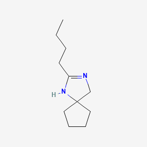 molecular formula C11H20N2 B583274 2-Butyl-1,3-diazaspiro[4.4]non-1-ene CAS No. 151257-06-6