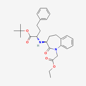 molecular formula C28H36N2O5 B583283 Benazeprilat Ethyl tert-Butyl Diester CAS No. 859635-53-3