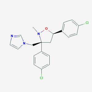 cis-3,5-Bis(4-chlorophenyl)-3-((1H-imidazol-1-yl)-methyl)-2-methylisoxazolidine