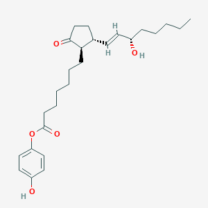 (4-hydroxyphenyl) 7-[(1R,2R)-2-[(E,3S)-3-hydroxyoct-1-enyl]-5-oxocyclopentyl]heptanoate