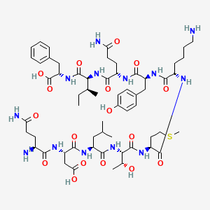 molecular formula C59H91N13O17S B583336 Peptide 810 CAS No. 156371-22-1