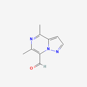 4,6-Dimethylpyrazolo[1,5-a]pyrazine-7-carbaldehyde