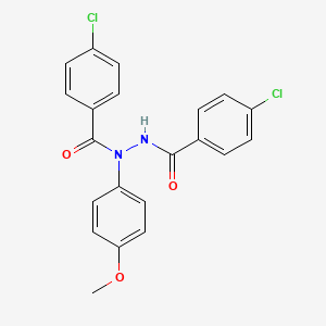 4-Chloro-2-(4-chlorobenzoyl)-1-(4-methoxyphenyl)hydrazide Benzoic Acid