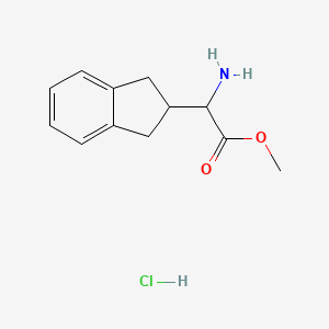 methyl 2-amino-2-(2,3-dihydro-1H-inden-2-yl)acetate hydrochloride