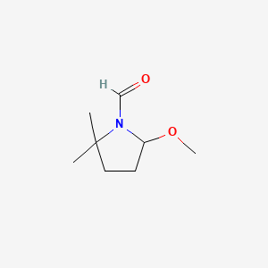 5-Methoxy-2,2-dimethylpyrrolidine-1-carbaldehyde
