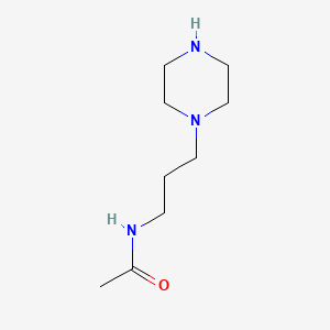 N-[3-(Piperazin-1-yl)propyl]acetamide