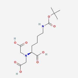 molecular formula C15H26N2O8 B583397 N2,N2-Bis(carboxymethyl) N6-Boc-L-lysine CAS No. 752200-93-4