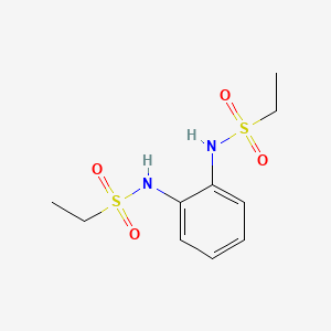 molecular formula C10H16N2O4S2 B5833970 N-(2-ETHANESULFONAMIDOPHENYL)ETHANE-1-SULFONAMIDE 