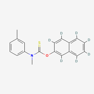 molecular formula C19H17NOS B583398 Tolnaftate-d7 