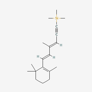 1,3,3-Trimethyl-2-[(1E,3E)-3-methyl-6-(trimethylsilyl)-1,3-hexadien-5-yn-1-yl]-cyclohexene