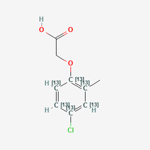 2-(4-Chloro-2-methyl(1,2,3,4,5,6-13C6)cyclohexa-1,3,5-trien-1-yl)oxyacetic acid